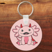 Axolotl Halloween Cute Devil Kinderen Witches Cost Sleutelhanger (Voorkant)