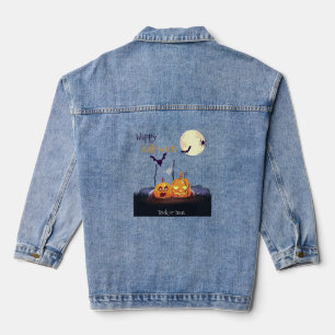 Axolotl Halloween kostuum Happy Halloween Denim Jacket