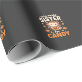 Axolotl Halloween snoep handel vector ontwerp_1 Cadeaupapier (Rol Hoek)