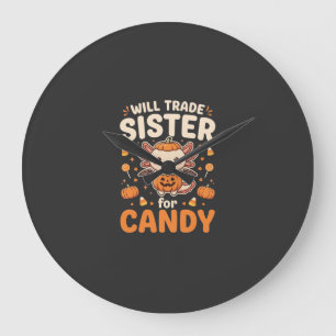 Axolotl Halloween snoep handel vector ontwerp_1 Grote Klok