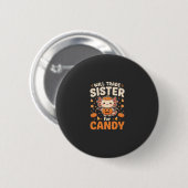 Axolotl Halloween snoep handel vector ontwerp_1 Ronde Button 5,7 Cm (Voorkant /achterkant)
