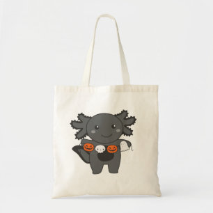 Axolotl Happy Halloween Pumpkin Bat Costume Tas B