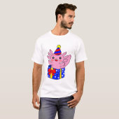 axolotl HappyBirthday T-shirt (Voorkant volledig)