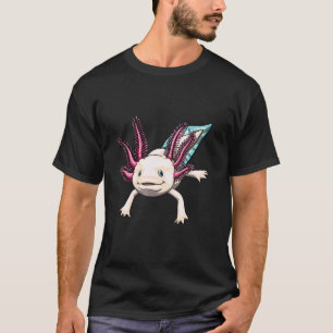 Axolotl Hart Regenboog Vrouwen Mexicaanse Vis   Am T-shirt