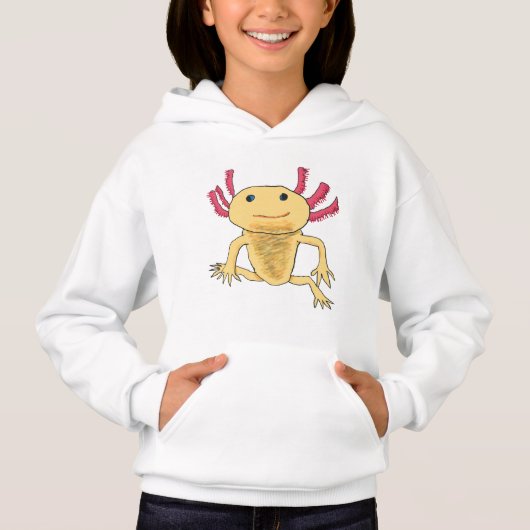 Axolotl Hoodie (Voorkant)