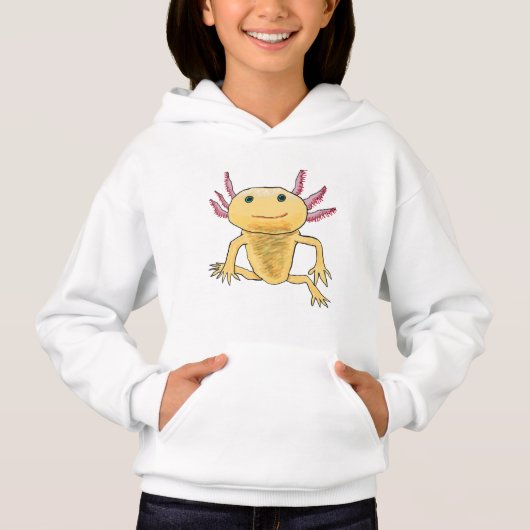 Axolotl Hoodie (Voorkant)