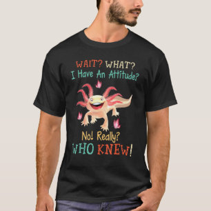 Axolotl Horse wacht wat ik heb T-shirt