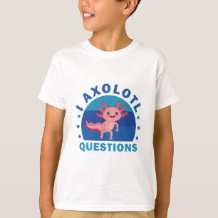 Axolotl I Axolotl Vragen - Axolotl Kinder T-shirt