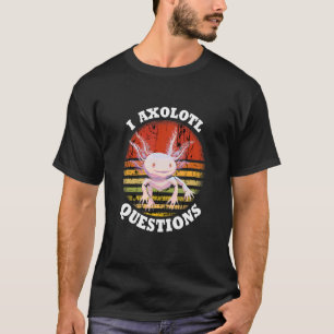Axolotl I Axolotl Vragen Tail Lin T-shirt