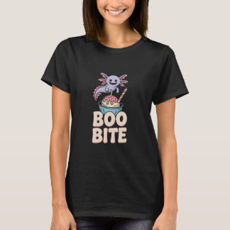 Axolotl Ice Cream Boo Bite Retro T-shirt