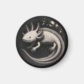 Axolotl  Illustratie Magneet (Voorkant)