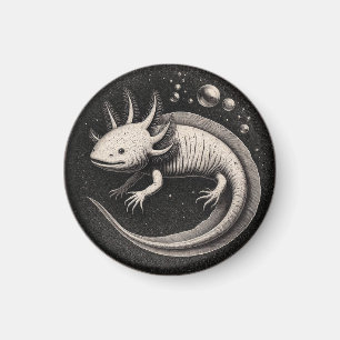 Axolotl Illustratie Magneet