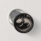 Axolotl Illustratie Ronde Button 3,2 Cm (Voorkant /achterkant)