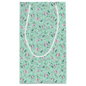 Axolotl in groen klein cadeauzakje (Achterkant)