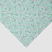 Axolotl in groen tissuepapier (Detail)