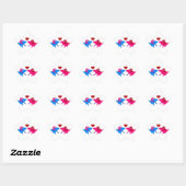 Axolotl in Love Ster Sticker (Vel)