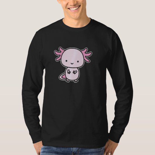 Axolotl Inside Pocket die je ziet rondlopen T-shirt (Voorkant)