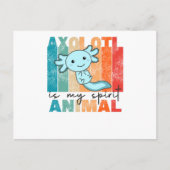 Axolotl is mijn gedistilleerde dier - zoete Axolot Briefkaart (Voorkant)