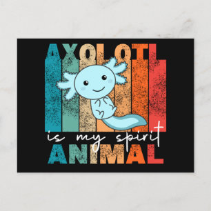 Axolotl is mijn gedistilleerde dier - zoete Axolot Briefkaart