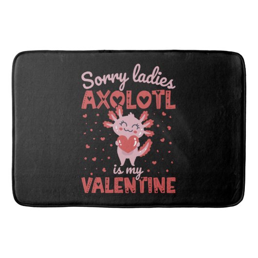 Axolotl is mijn valentijn badmat (Voorkant)