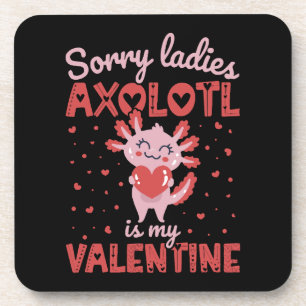 Axolotl is mijn valentijn bier onderzetter
