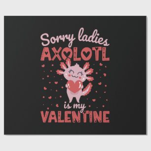 Axolotl is mijn valentijn cadeaupapier