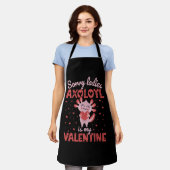 Axolotl is mijn valentijn schort (Gedragen)