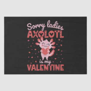 Axolotl is mijn Valentijn Tissuepapier