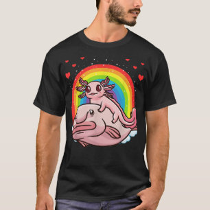 Axolotl Kawaii Blobfish T-shirt