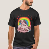 Axolotl Kawaii Blobfish T-shirt (Voorkant)