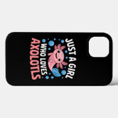 Axolotl Kawaii Gewoon Een Meisje Dat Van Axolotls  Case-Mate iPhone Case (Achterkant (horizontaal))