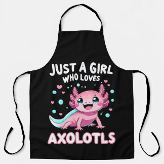Axolotl Kawaii Gewoon Een Meisje Dat Van Axolotls Schort