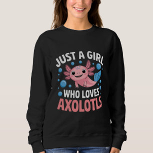 Axolotl Kawaii is gewoon een meisje dat van Axolot Trui