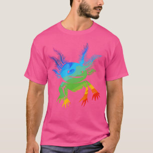 Axolotl Kawaii Mexicaanse salamander amfibie T-shirt