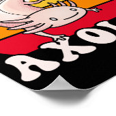 Axolotl Kawaii Poster (Hoek)