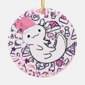 Axolotl Keramisch Ornament (Voorkant)