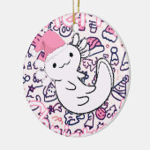 Axolotl Keramisch Ornament (Links)