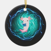 Axolotl Keramisch Ornament (Voorkant)