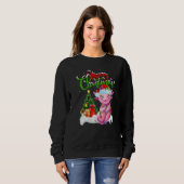 Axolotl Kerst Decoraties Kerstman Axolotl Kerstmis Trui (Voorkant volledig)