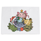 Axolotl kerstboom Funny Animal Kerstmis Groot Cadeauzakje (Voorkant)
