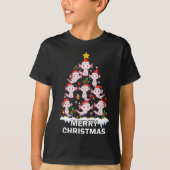 Axolotl-kerstboom lampjes Cute Axolotl Lover F T-shirt (Voorkant)