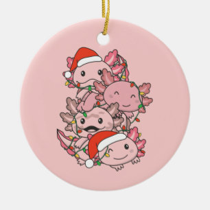 Axolotl kerstboomdieren Axolota Keramisch Ornament