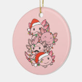 Axolotl kerstboomdieren Axolota Keramisch Ornament (Links)