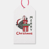 Axolotl-kerstcadeau-winterdieren Axolotl Cadeaulabel (Voorkant)