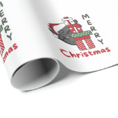 Axolotl-kerstcadeau-winterdieren Axolotl Cadeaupapier (Rol Hoek)