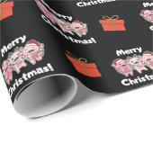 Axolotl kerstmis Axolotls Merry Kerstmis Cadeaupapier (Rol Hoek)