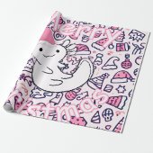 Axolotl-Kerstmis Cadeaupapier