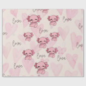 Axolotl-Kerstmis Cadeaupapier (Vlak)