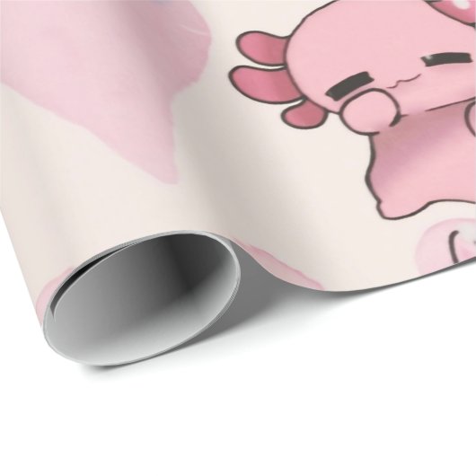 Axolotl-Kerstmis Cadeaupapier (Rol Hoek)