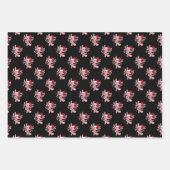 Axolotl Kerstmis Candycane Inpakpapier Vel (Voorkant 3)